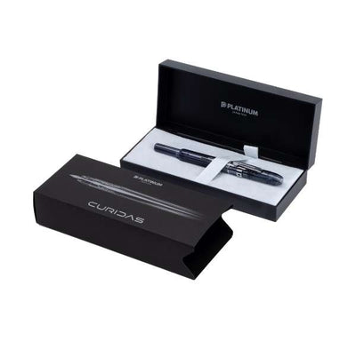 Platinum - Pluma Estilográfica Retráctil - Graphite Smoke - CURIDAS