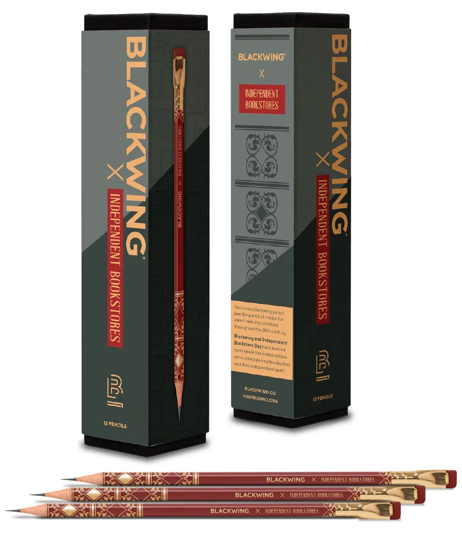 [EDICIÓN LIMITADA] Blackwing Independent Bookstores – Caja 12 uds Lápiz – Grafito Firme (2B)