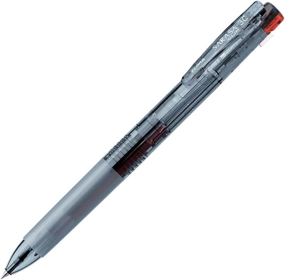 Zebra - Bolígrafo Multifunción 0.4mm SARASA 3C Clip Transparente