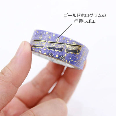 Shinzi Katoh - Foil Washi Tape 15mm - Night on the Galactic Railroad