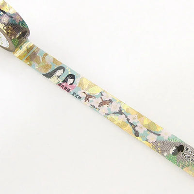 Shinzi Katoh - Foil Washi Tape 15mm - The Tale of Genji