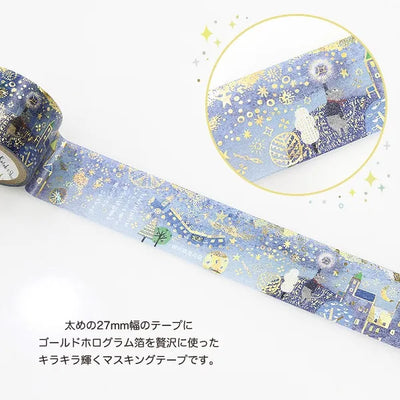 Shinzi Katoh - Foil Washi Tape 27mm - Night on the Galactic Railroad