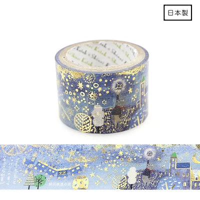 Shinzi Katoh - Foil Washi Tape 27mm - Night on the Galactic Railroad (copia)