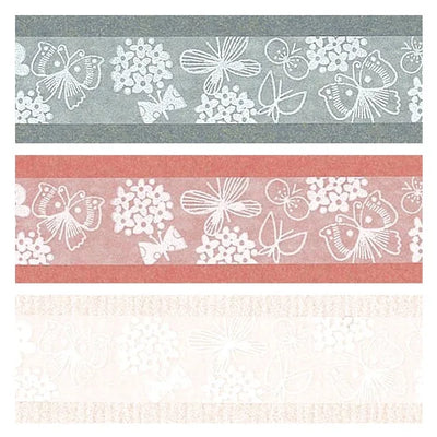 Shinzi Katoh - Washi Tape 15mm OBORO - Butterfly
