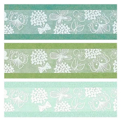 Shinzi Katoh - Washi Tape 15mm OBORO - Butterfly