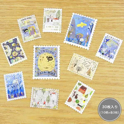 Shinzi Katoh - Cajita de pegatinas 30ud - Yodaka no Hoshi