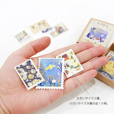 Shinzi Katoh - Cajita de pegatinas 30ud - Yodaka no Hoshi