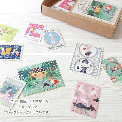 Shinzi Katoh - Cajita de pegatinas 30ud - Grimm's FairyTales1