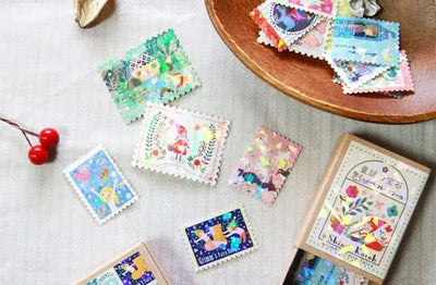 Shinzi Katoh - Cajita de pegatinas 30ud - Grimm's FairyTales1