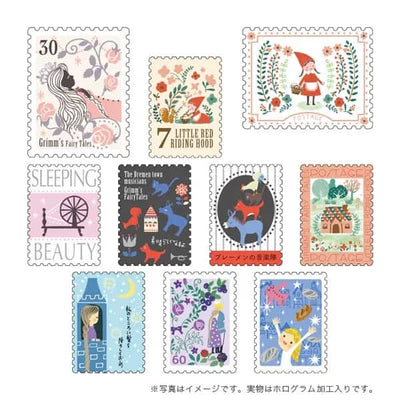 Shinzi Katoh - Cajita de pegatinas 30ud - Grimm's FairyTales2