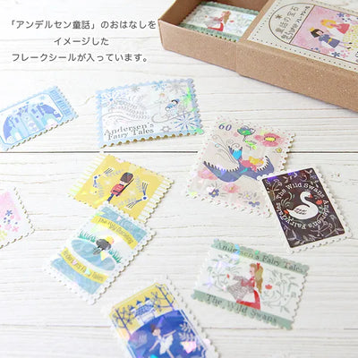 Shinzi Katoh - Cajita de pegatinas 30ud - Andersen's FairyTales1