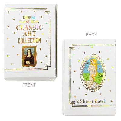 Shinzi Katoh - Cajita de pegatinas 32ud - Leonardo da Vinci/Botticelli - Classic Art Collection