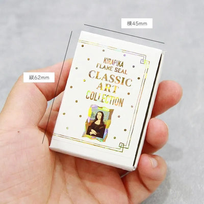 Shinzi Katoh - Cajita de pegatinas 32ud - Leonardo da Vinci/Botticelli - Classic Art Collection