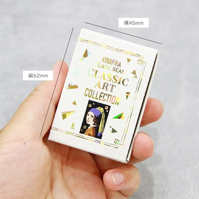 Shinzi Katoh - Cajita de pegatinas 32ud - Rembrandt/Vermeer - Classic Art Collection