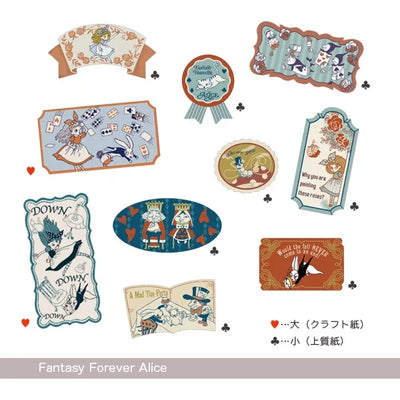 Shinzi Katoh - Lata de pegatinas 30ud - Fantasy Forever Alice