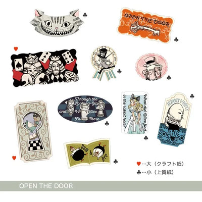 Shinzi Katoh - Lata de pegatinas 30ud - Open the Door