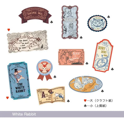 Shinzi Katoh - Lata de pegatinas 30ud - White Rabbit