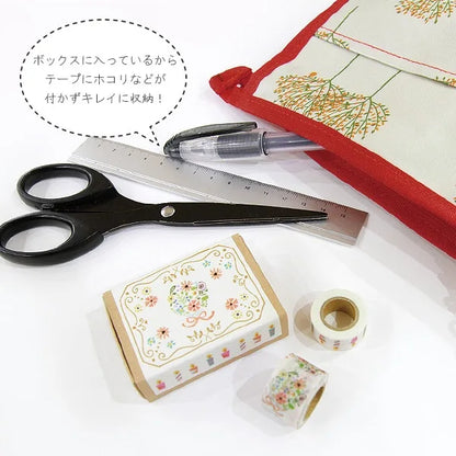 Shinzi Katoh - Cajita 5 Washi Tape Pequeños - Birds