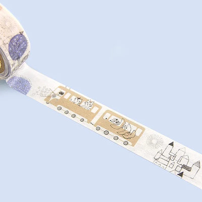 Shinzi Katoh - Washi Tape Monochrome 15mm - Night on the Galactic Railroad