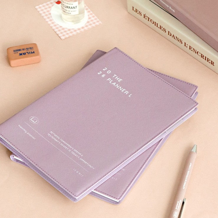 Iconic - Agenda Anual 2026 - Vista Mensual - The Planner L - Lavender