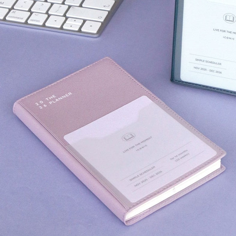 Iconic - Agenda Anual 2026 - Semana Vista B6 - The Planner S - Lavender