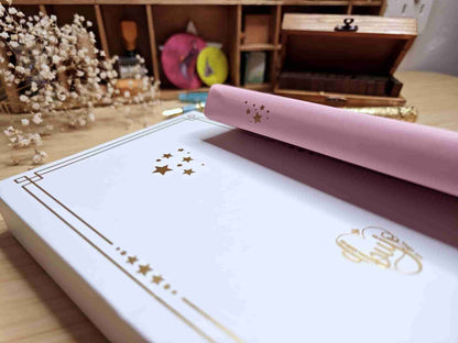 DIBUJOELE - Cuaderno A5 - Mi Libreta de Estrellas - Rosa