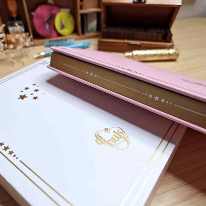DIBUJOELE - Cuaderno A5 - Mi Libreta de Estrellas - Rosa