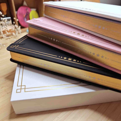 DIBUJOELE - Cuaderno A5 - Mi Libreta de Estrellas - Negro