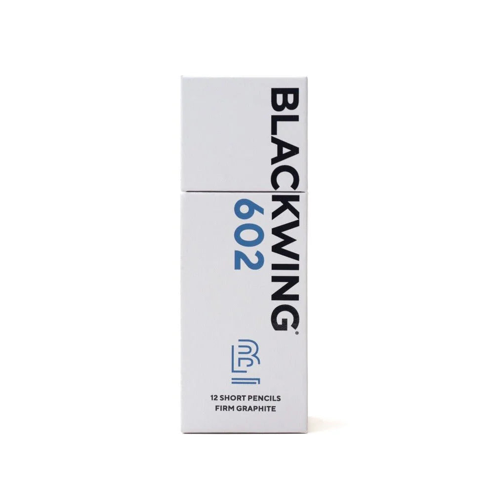 Blackwing 602 Short – Caja 12 uds Lápiz – Grafito Firme (2B)
