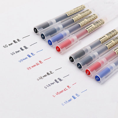 MUJI - Bolígrafo gel 0.38 - Azul Marino