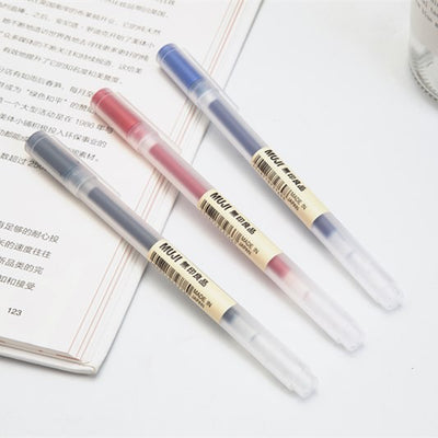 MUJI - Recambio Bolígrafo gel 0.38 - Azul