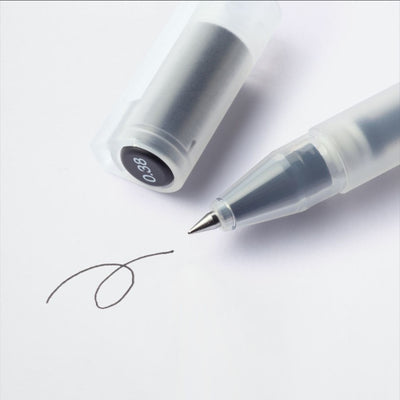 MUJI - Bolígrafo gel 0.38 - Negro