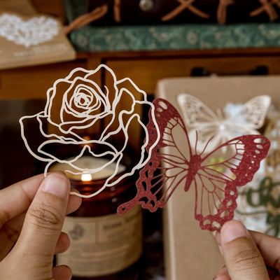 MO·CARD - 10 ud Troqueles con formas temáticas - Flores