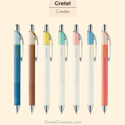 Pentel - Recambio Bolígrafo 0.3 mm Marrón - EnerGel Clena