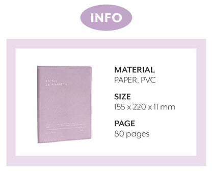 Iconic - Agenda Anual 2026 - Vista Mensual - The Planner L - Lavender