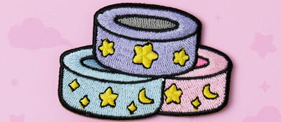 EsterBrook x SWEET KAWAII DESIGN - Set 3 Parches - Pastel Halloween