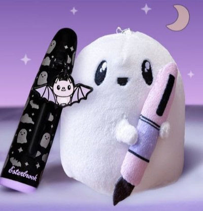 EsterBrook x SWEET KAWAII DESIGN - Peluche Llavero Fantasma - Pastel Halloween