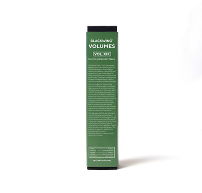[EDICIÓN LIMITADA] Blackwing Volume XIX – Caja 12 uds Lápiz – Grafito ExtraFirme